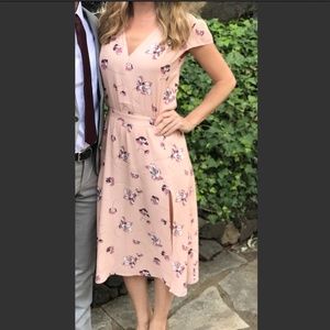 Free Press Light Pink Midi Dress